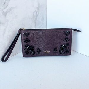 Kate Spade Anderson Way Ciara Wristlet in Deep Plum